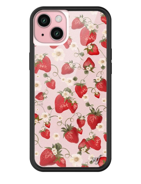 Wildflower Strawberry Fields iPhone 15 Plus Case