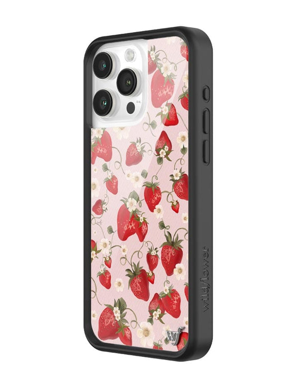 Wildflower Strawberry Fields iPhone 15 Pro Max Case