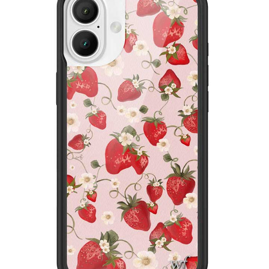 Wildflower Strawberry Fields iPhone 16 Plus Case