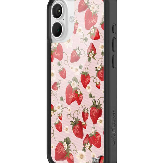 Wildflower Strawberry Fields iPhone 16 Plus Case