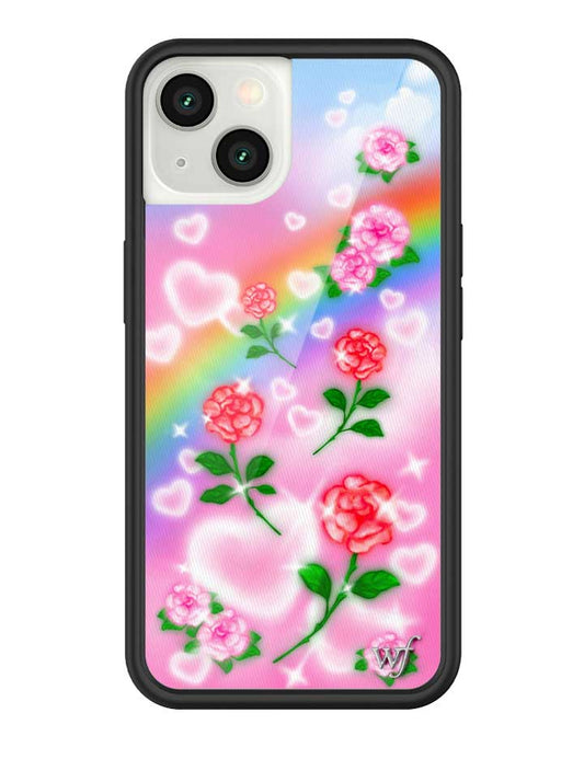 wildflower heavenly roses iphone 13 case