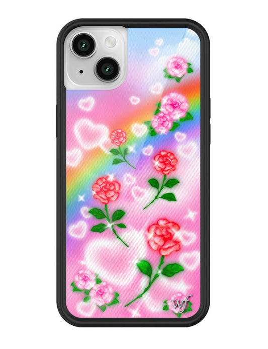 wildflower heavenly roses iphone 14 case