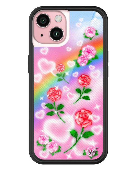 wildflower heavenly roses iphone 15 case