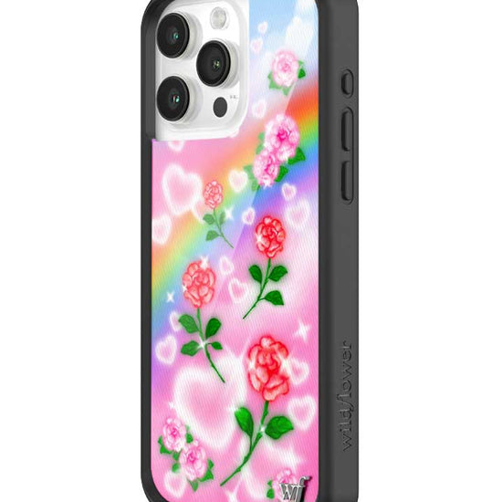 wildflower heavenly roses iphone 15 pro max case