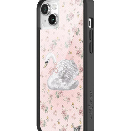 Wildflower Sweet Swan iPhone 14 Case