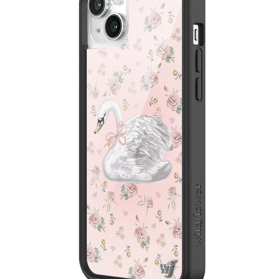 Wildflower Sweet Swan iPhone 14 Plus Case