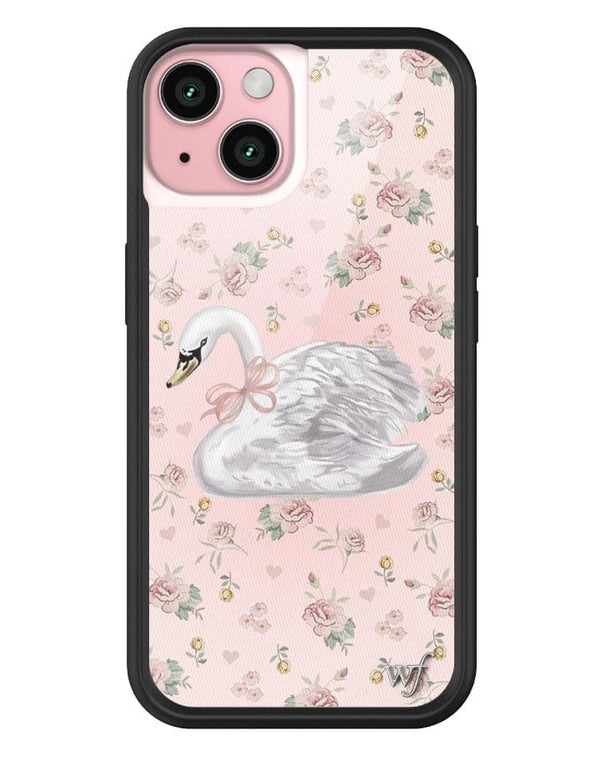 Wildflower Sweet Swan iPhone 15 Case