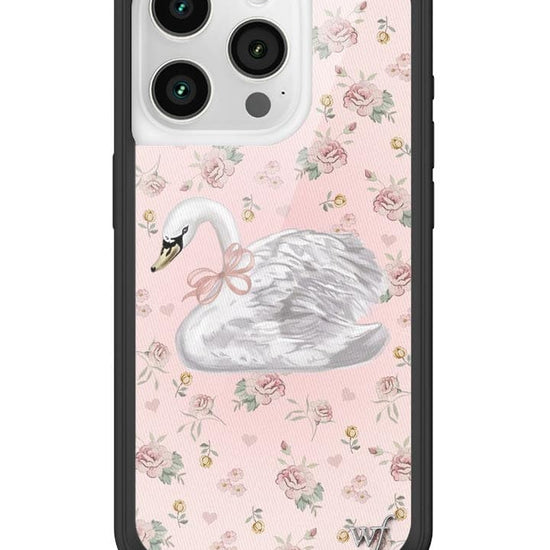 Wildflower Sweet Swan iPhone 15 Pro Case