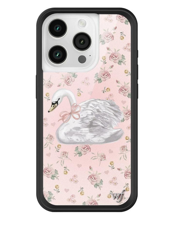 Wildflower Sweet Swan iPhone 15 Pro Case