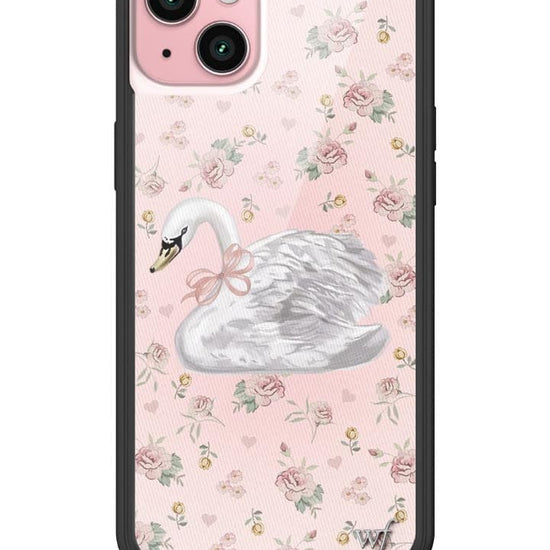 Wildflower Sweet Swan iPhone 15 Plus Case