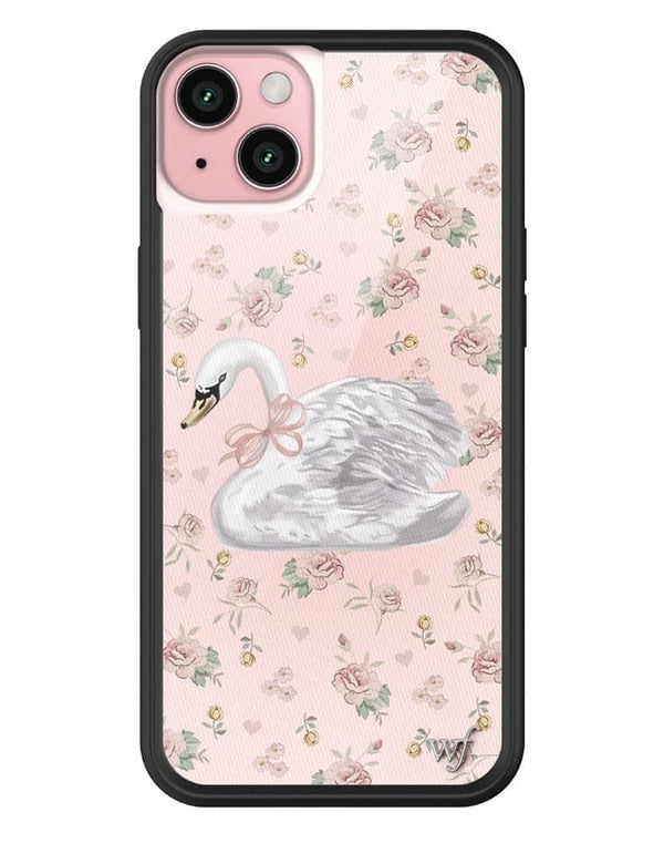 Wildflower Sweet Swan iPhone 15 Plus Case