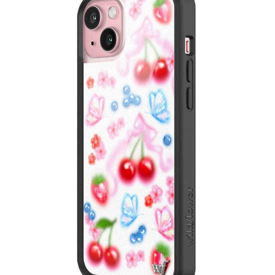 Wildflower Sweet Cherries iPhone 15 Plus Case