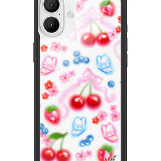 Wildflower Sweet Cherries iPhone 16 Plus Case