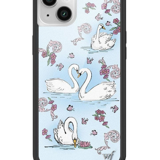 Wildflower Swan Lake iPhone 14 Plus Case