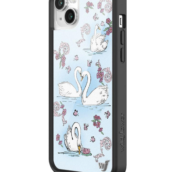 Wildflower Swan Lake iPhone 14 Plus Case