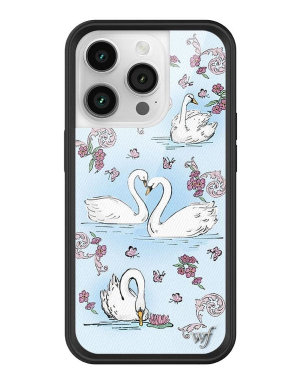 Wildflower Swan Lake iPhone 14 Pro Case