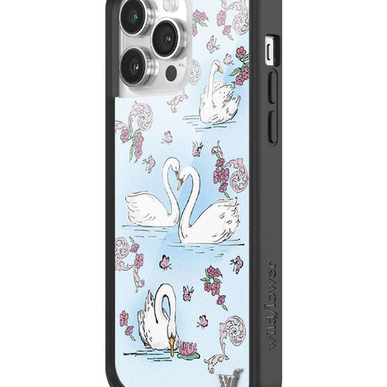 Wildflower Swan Lake iPhone 14 Pro Max Case