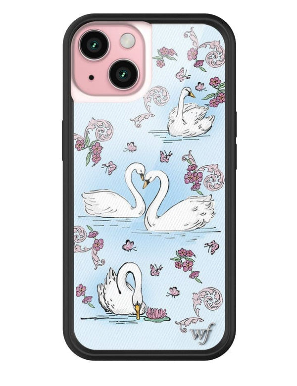 Wildflower Swan Lake iPhone 15 Case