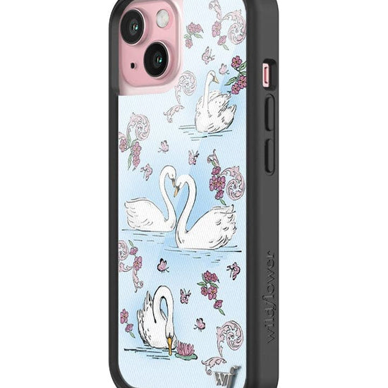 Wildflower Swan Lake iPhone 15 Case