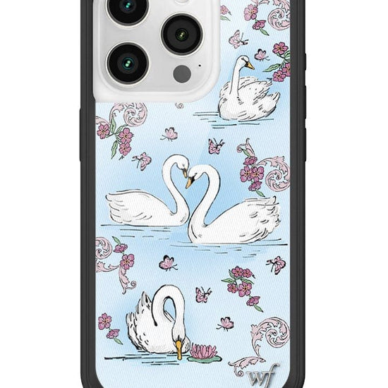 Wildflower Swan Lake iPhone 15 Pro Case