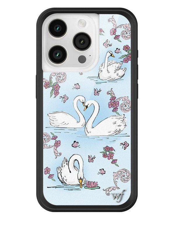 Wildflower Swan Lake iPhone 15 Pro Case