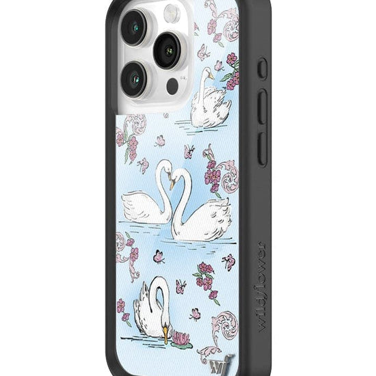 Wildflower Swan Lake iPhone 15 Pro Case