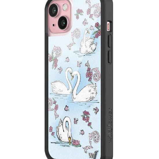 wildflower swan lake iphone 15 plus