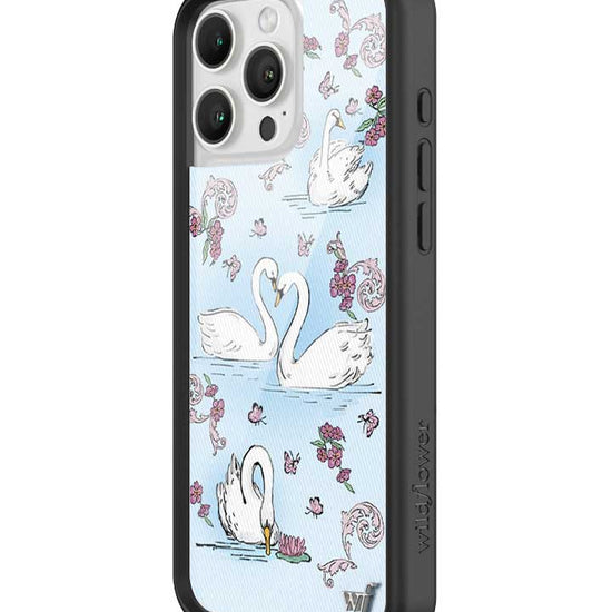 Wildflower Swan Lake iPhone 16 Pro Max Case