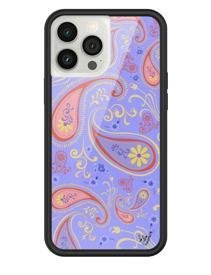 Wildflower Sweet Pea Paisley iPhone 13 Pro Max Case