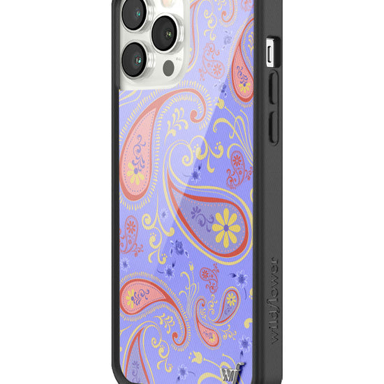 Wildflower Sweet Pea Paisley iPhone 13 Pro Max Case