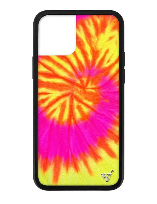 Wildflower Swirl Tie Dye iPhone 12 & 12 Pro case