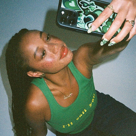 Lifestyle Image 01 Salem Mitchell Green iPhone Case