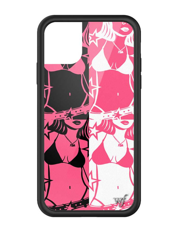 Wildflower iPhone case 11 Tara Yummy Black Pink