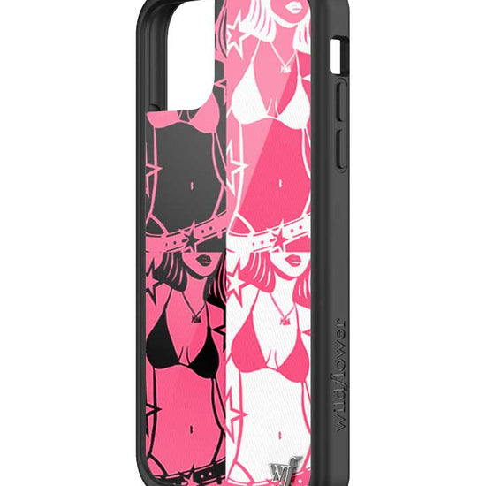 Wildflower iPhone case 11 Tara Yummy Black Pink