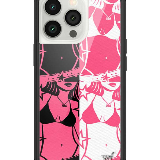 Wildflower iPhone case 13 Pro Tara Yummy Black Pink