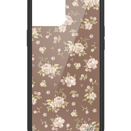 Wildflower Brown Floral iPhone 12 Pro Max Case