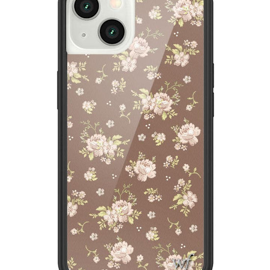 Wildflower Brown Floral iPhone 13 Case