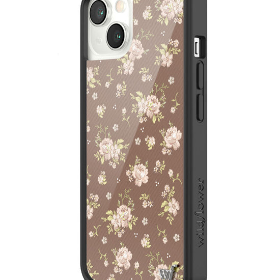 Wildflower Brown Floral iPhone 13 Case