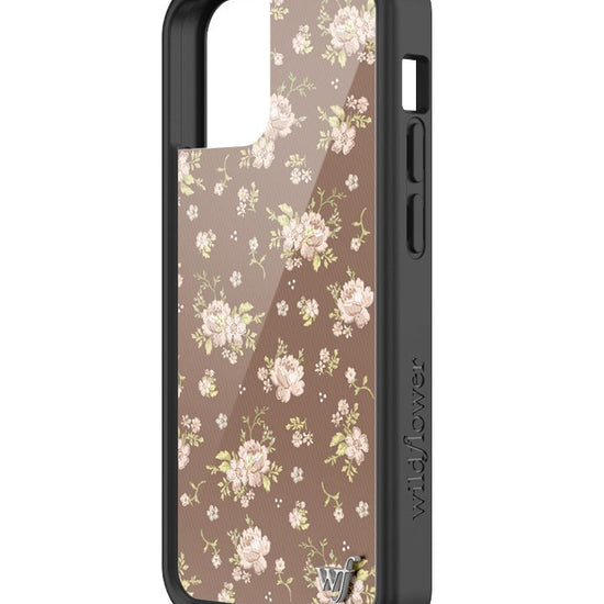 Wildflower Brown Floral iPhone 13 Mini Case