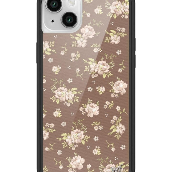 Wildflower Brown Floral iPhone 14 Case