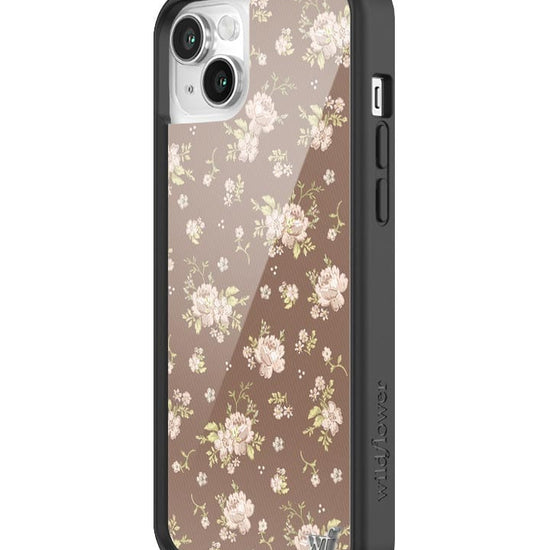 Wildflower Brown Floral iPhone 14 Case