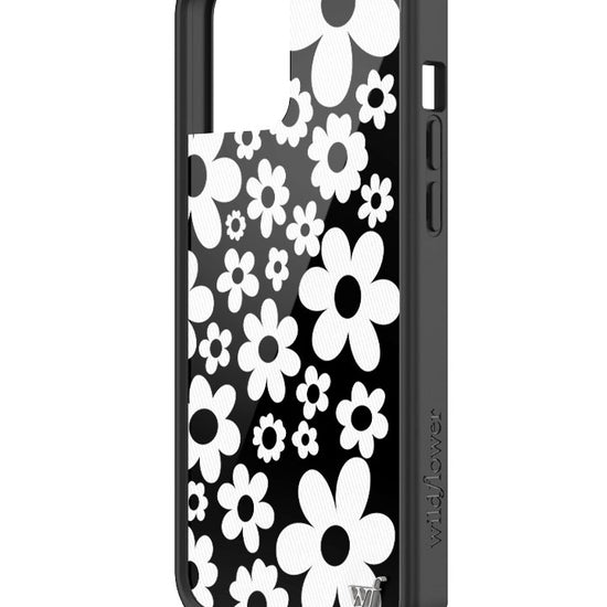 Wildflower Bloom Black and White iPhone 12 Pro Max Case