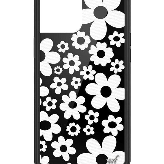 wildflower bloom l black and white iphone 12 pro max case