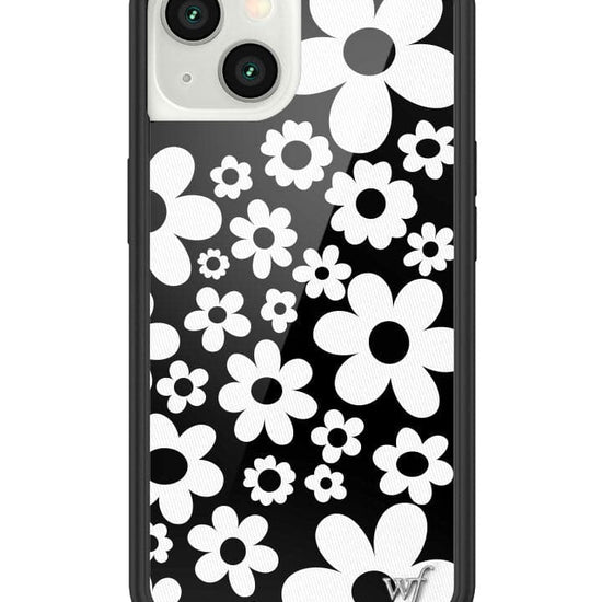 Wildflower Bloom | Black And White iPhone 13 Case