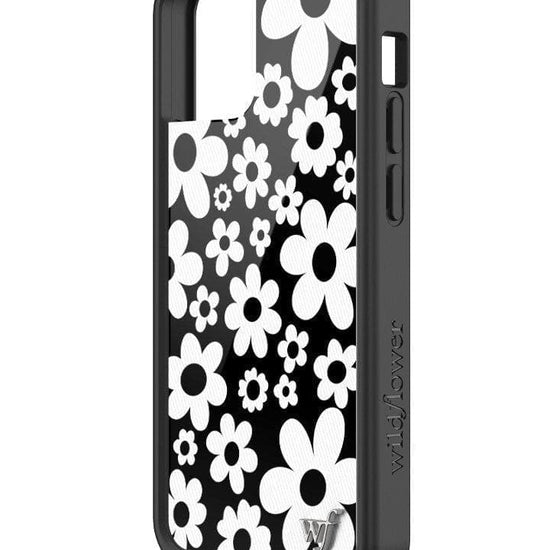 Wildflower Bloom | Black And White iPhone 13 Mini Case