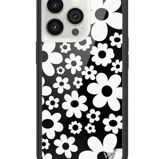 Wildflower Bloom | Black And White iPhone 13 Pro Case