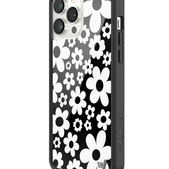 Wildflower Bloom | Black And White iPhone 13 Pro Max Case