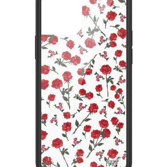 Wildflower Red Roses iPhone 12 / 12 Pro Case