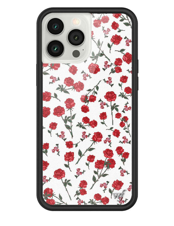 Wildflower Red Roses iPhone 13 Pro Max Case