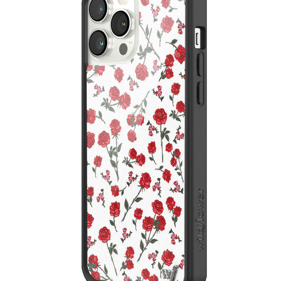 Wildflower Red Roses iPhone 13 Pro Max Case